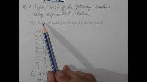 Maths Class 7 Chapter 13 Exponents And Powers Ex 13.1 Q1 to Q4