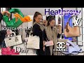 Luxury Shopping Vlog 2022 at HEATHROW! Chanel, Gucci, Dior & MORE!