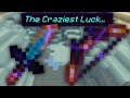 I got the craziest luck in hypixel uhc...