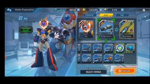 [Rockman X Dive] Easy S Rank in Dive Trigger Event Mission | Rockman X Dive Runthrough