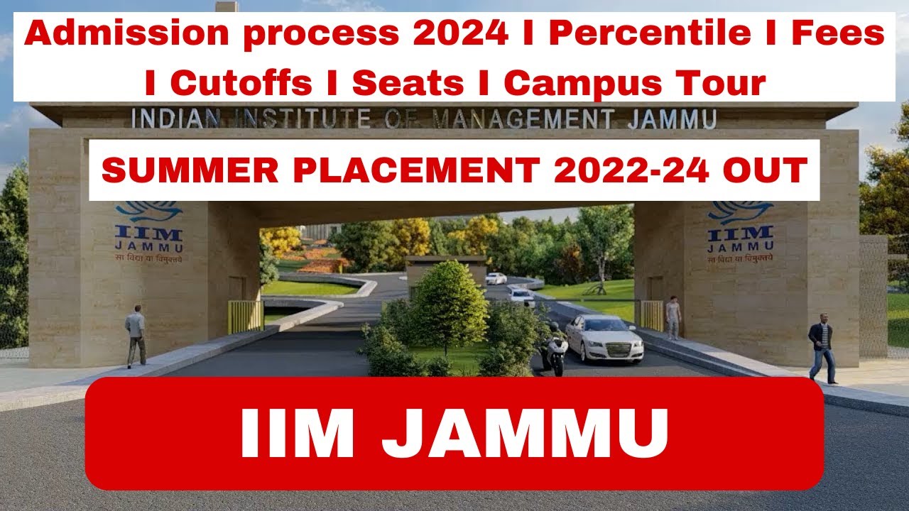 IIM Jammu I Admission Process 2024 I Eligibility I Fees I Cutoffs I ...