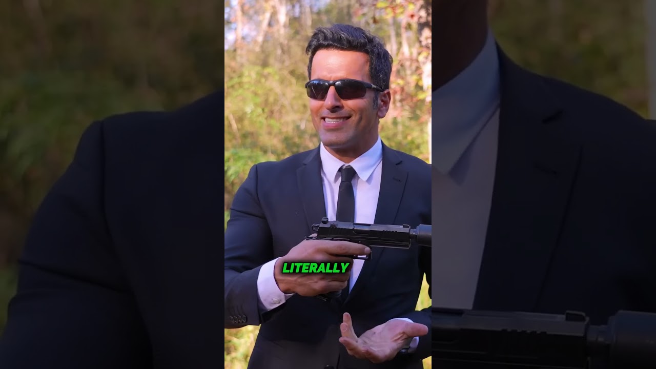 Watch This Suppressed Gun Fire With ZERO Sound!