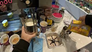 POV barista work as a team on morning shift in a Melbourne cafe