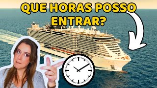 Que Horas Pode Entrar No Navio De Cruzeiro?