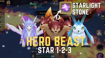 Starlight Stone & Hero Beast 1-2-3 Star - Cloud Song / Guardians Of Cloudia #30