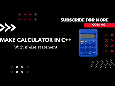 simple calculator in c++ using if else