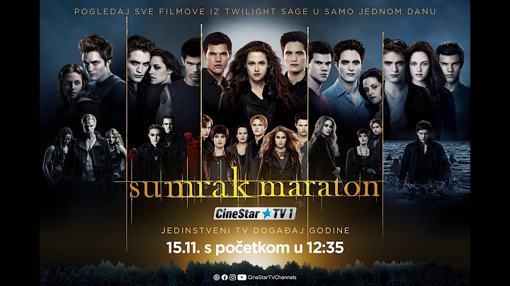 Ne propustite SUMRAK SAGA MARATON | 15.11. u 12:35 | CineStar TV 1