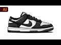 Adobe Illustrator Tutorial - Create a Flat Design Nike Shoe Vector