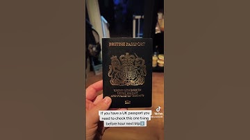 Check your passport for this before your next trip #travel