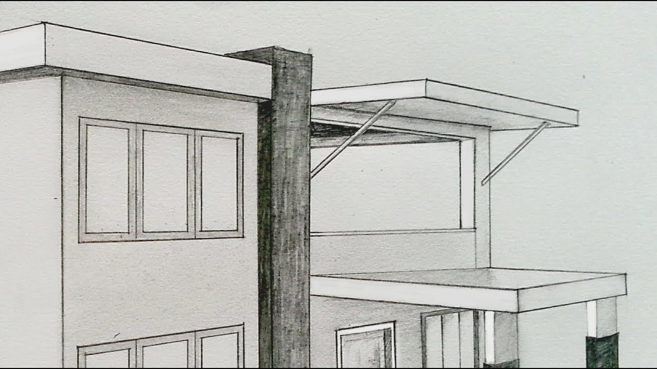 How to idrawi a imoderni iHousei Architectural sketching 2 
