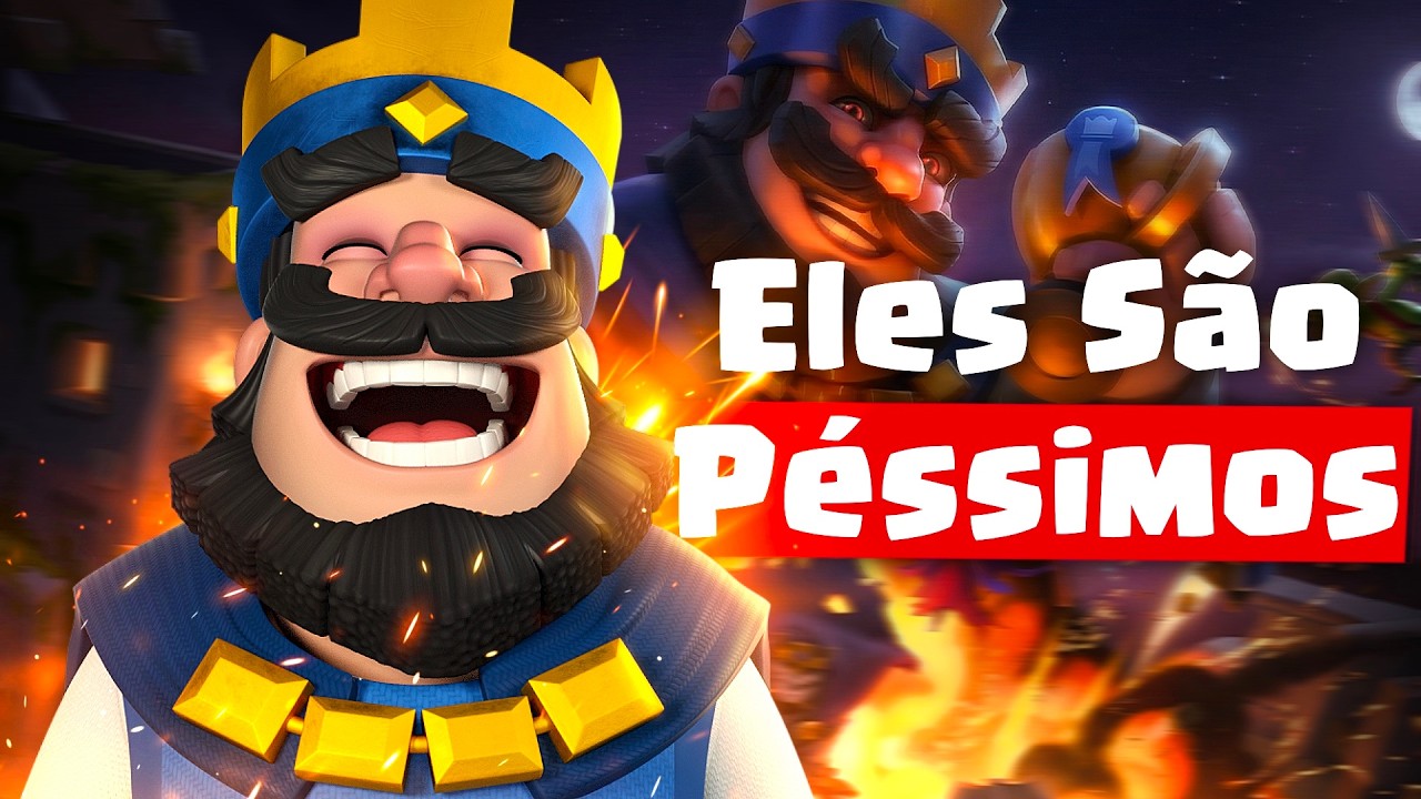 Os jogadores de Clash Royale estão piorando...