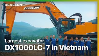A journey of Doosan's largest excavator DX1000LC-7_full version