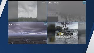 Apparent funnel clouds spotted in Northern California amid storm conditions