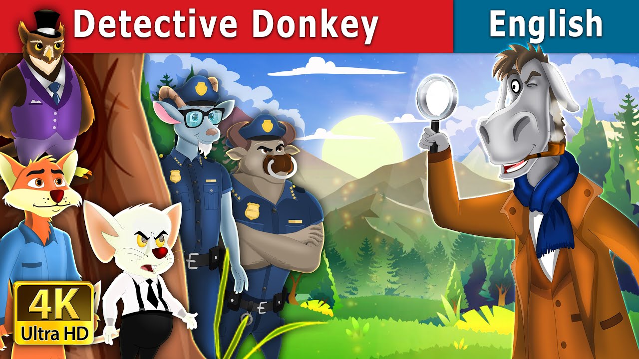 Detective Donkey Story | Stories for Teenagers | English Fairy Tales