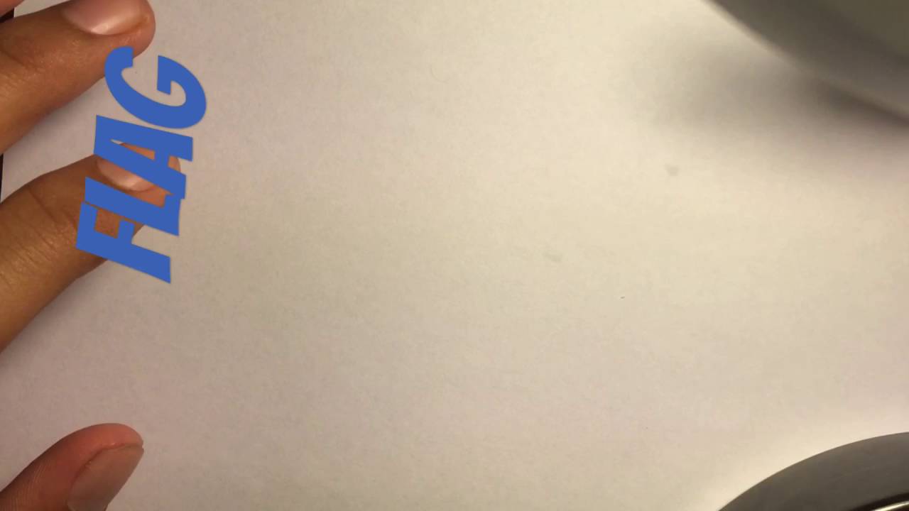 Draw a 3D flag in less than 2 minutes!!! YouTube
