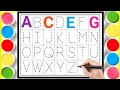Paint Alphabets A to Z | Fun ABC Learning with Colors for Kids &amp; Toddlers #abcd #aforapple 