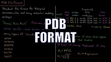 Computational Chemistry 1.2 - PDB File Format