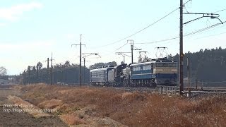 宇都宮線 SL回送 C58239 配9153 岡本~宝積寺 2014.01.26