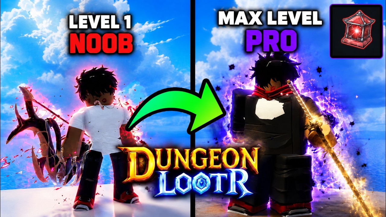 Dungeon Lootr gameplay matched to this guide