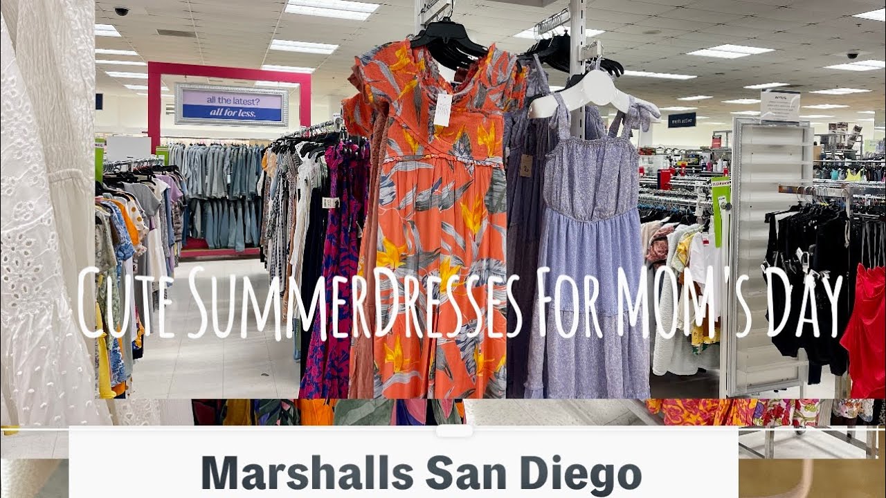 Mother's Day 2022, Cute Summer Dresses Great Gift Idea for Mom's, Marshalls Virtual Shopping Tour.