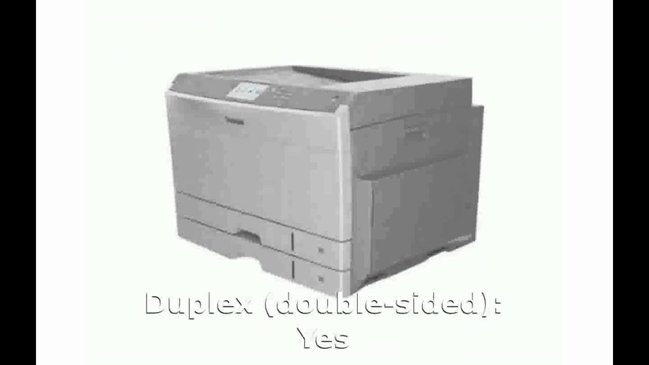 Lexmark C925de Full Specs & Features YouTube