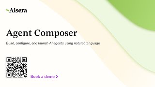 Meet Aisera's Agent Composer | Product Feature