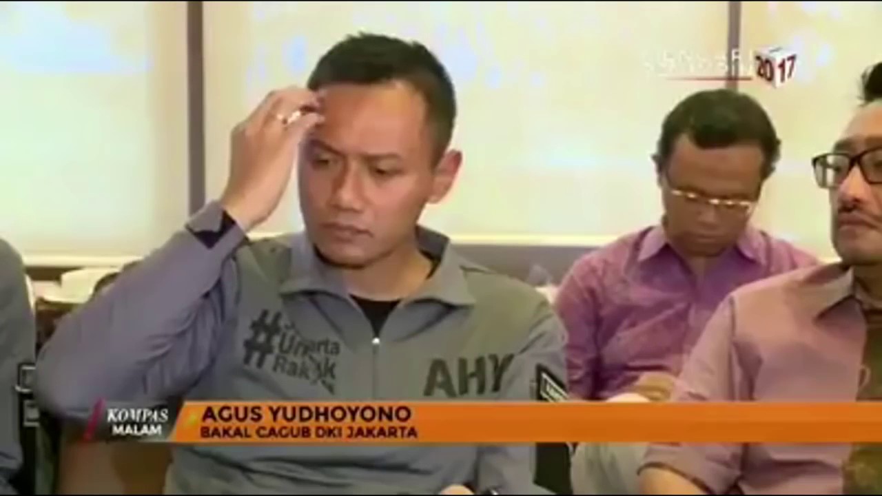 Video Lucu AHY Garuk Garuk Kepala Ditanyain Soal Banjir Jakarta