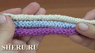 Вязание спицами. Простой шнур Урок 160 Вязание спицами. Простой шнур Урок 160
