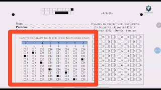 Tutoriel Comment Introduire Votre Code Apogee Sur Votre Copie Dexamen Qcm