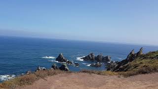 Wonderful places "The best bank of the world" Ortigueira, Galicia, Spain. Travels