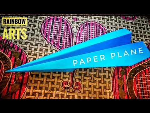 How to Make Paper Plane | Rainbow Arts | DiY n Craft - YouTube