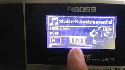 Boss eBand JS-10 Audio Player and Trainer/Recorder, (Tips on Play/Recording using the "AB" Button.