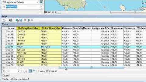 VRP - Алгоритм для расчета грузоперевозок в Network Analyst