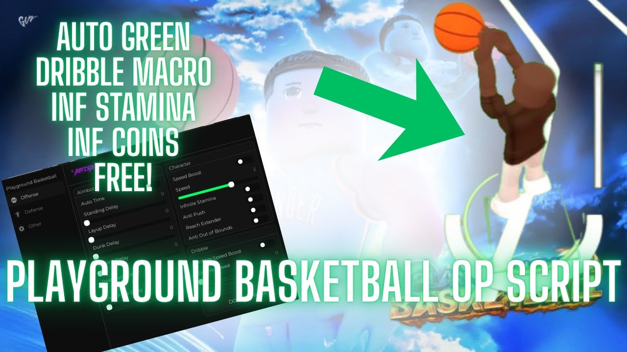 [FREE] Playground Basketball Script | AUTO GAURD| AUTO GREEN| INF ...