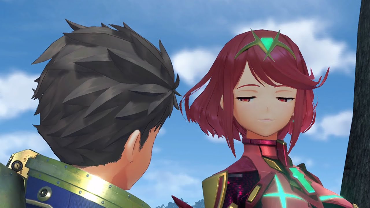 Pyra Tells Rex to Touch Her Chest  Xenoblade Chronicles 2