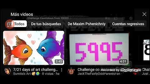 Challenge countdown from 100 million