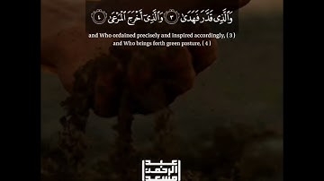 سَبِّحِ اسْمَ رَبِّكَ الأَعْلَى(١) قارئ عبدالرحمن مسعد