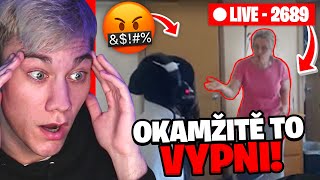 NAŠTVANÁ MÁMA MU PŘIŠLA NA STREAM!😭(Reakce)