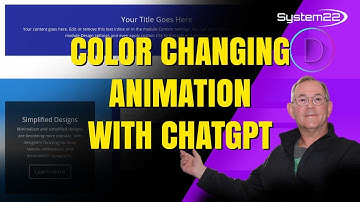 Divi Theme Color Changing Animated Background With ChatGPT