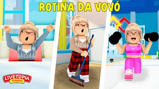 ROTINA DA VOVÓ EM LIVETOPIA RP! ROBLOX
