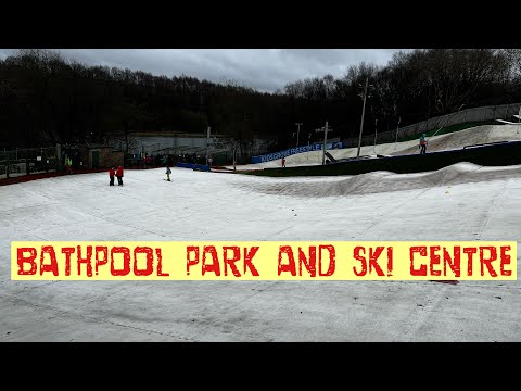 Bathpool Kidsgrove walking in rain and wind and checking the ski slope