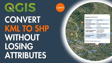 QGIS - Convert KML to Shapefile without losing attributes