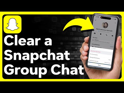 How To Clear Group Chat On Snapchat