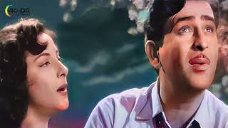 Aaja Sanam Madhur Chandni Mein(4K HDR High Quality 50's Evergreen Song