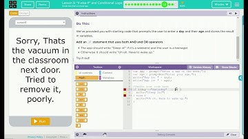 Unit 5 - Lesson 9 #13: Combining And and Or