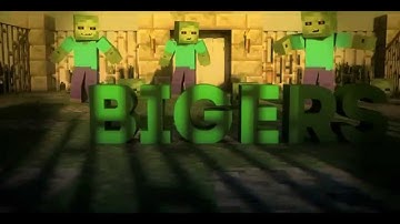 Minecraft Intro free Template Unicorn Zombie Apocalypse Cinema4D After Effects customizable