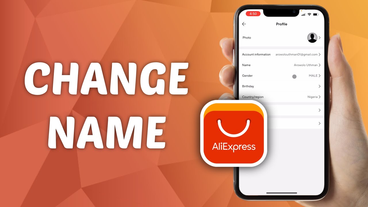 How to Change Name on AliExpress - YouTube