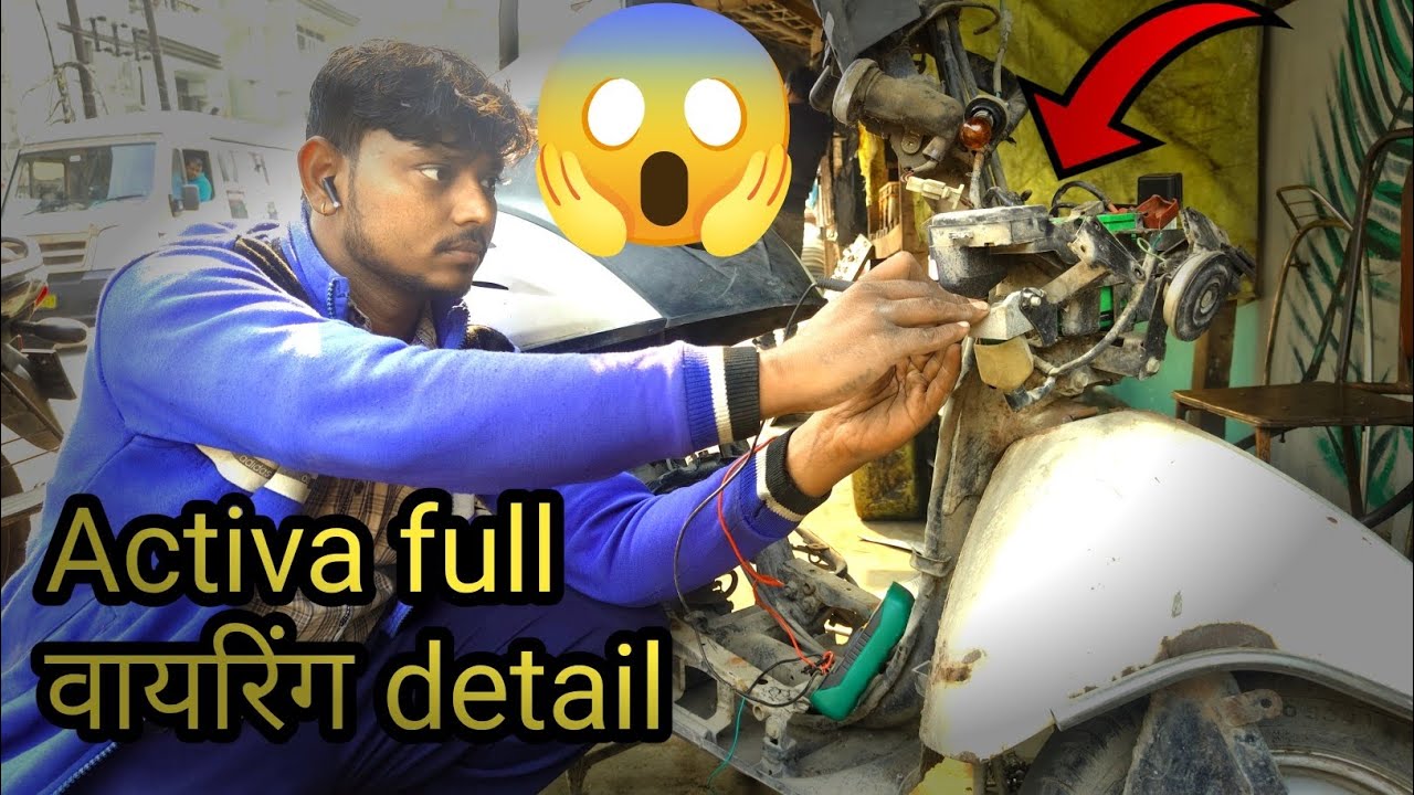 Activa self indicator horn not working 😱 Activa wearing full detail