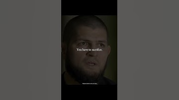 Thumbnail of It’s all about sacrifice | Khabib Nurmagomedov