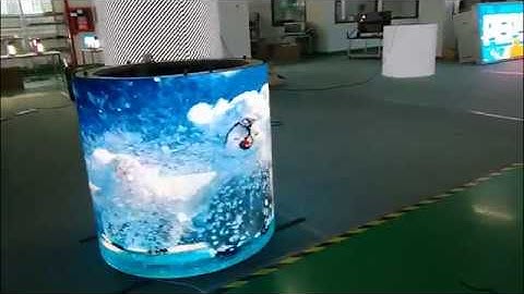 How to install flexible LED display ?Indoor LED Cylinder/Flexible LED Screen/Soft LED Display